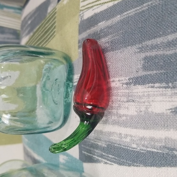 Vintage Blue Green Tint Glass Jars Dispensers Big And Small - Picture 11 of 14